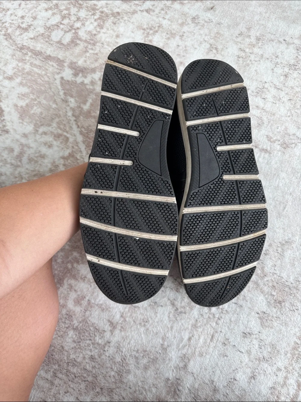 Men's Black Boat Shoes with Lace-Up Comfort